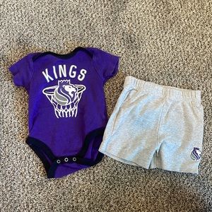 2 piece, Sacramento Kings, Baby apparel
